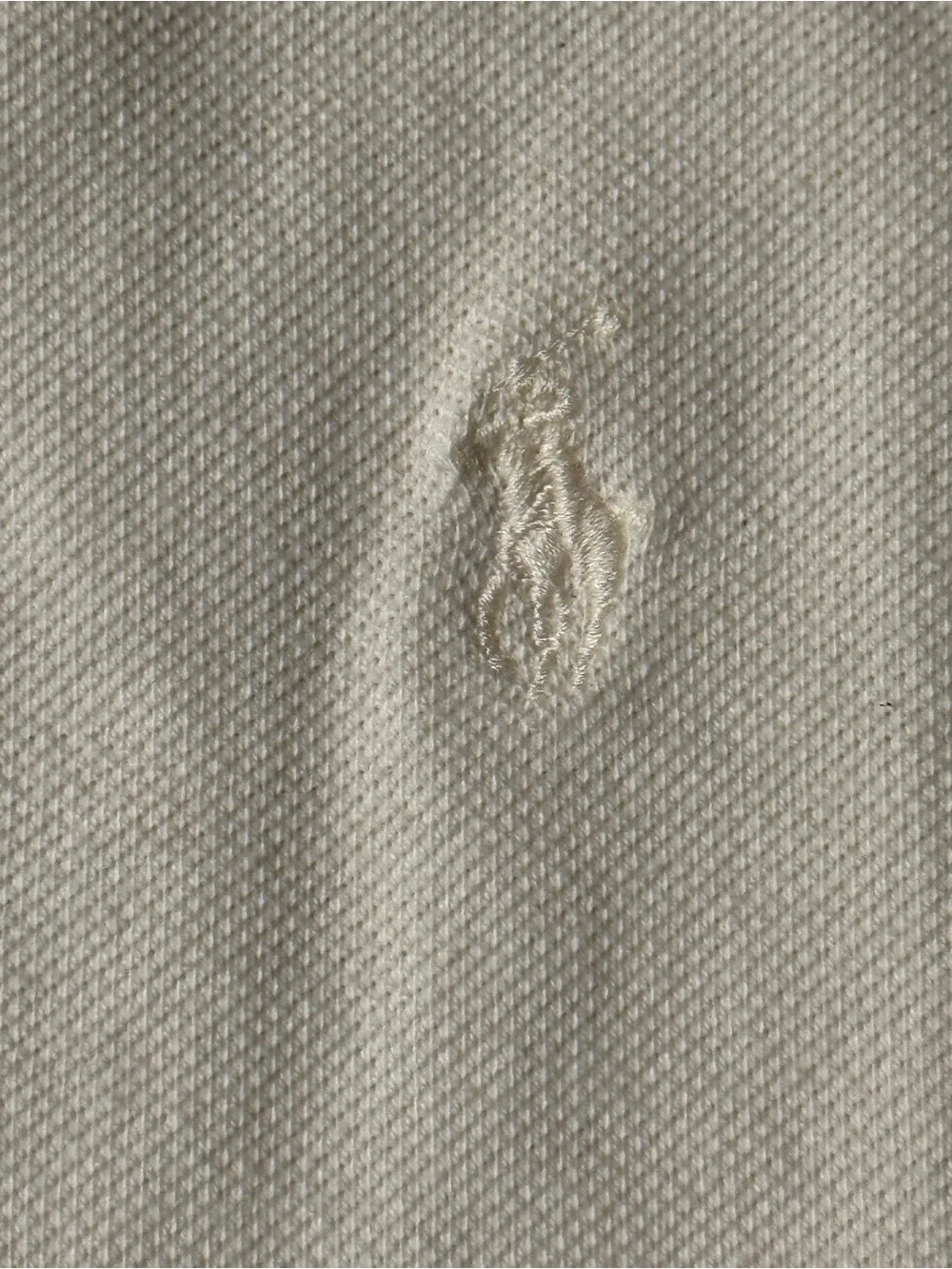 Ralph Lauren Men’s Sleeveless Polo in Cream